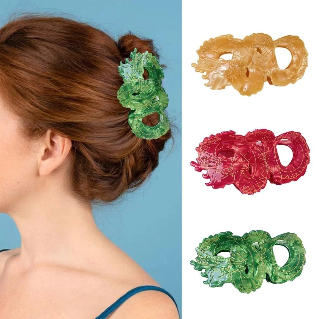 Заколка для волос Yjcnelcr Китайский Loong, фото №5