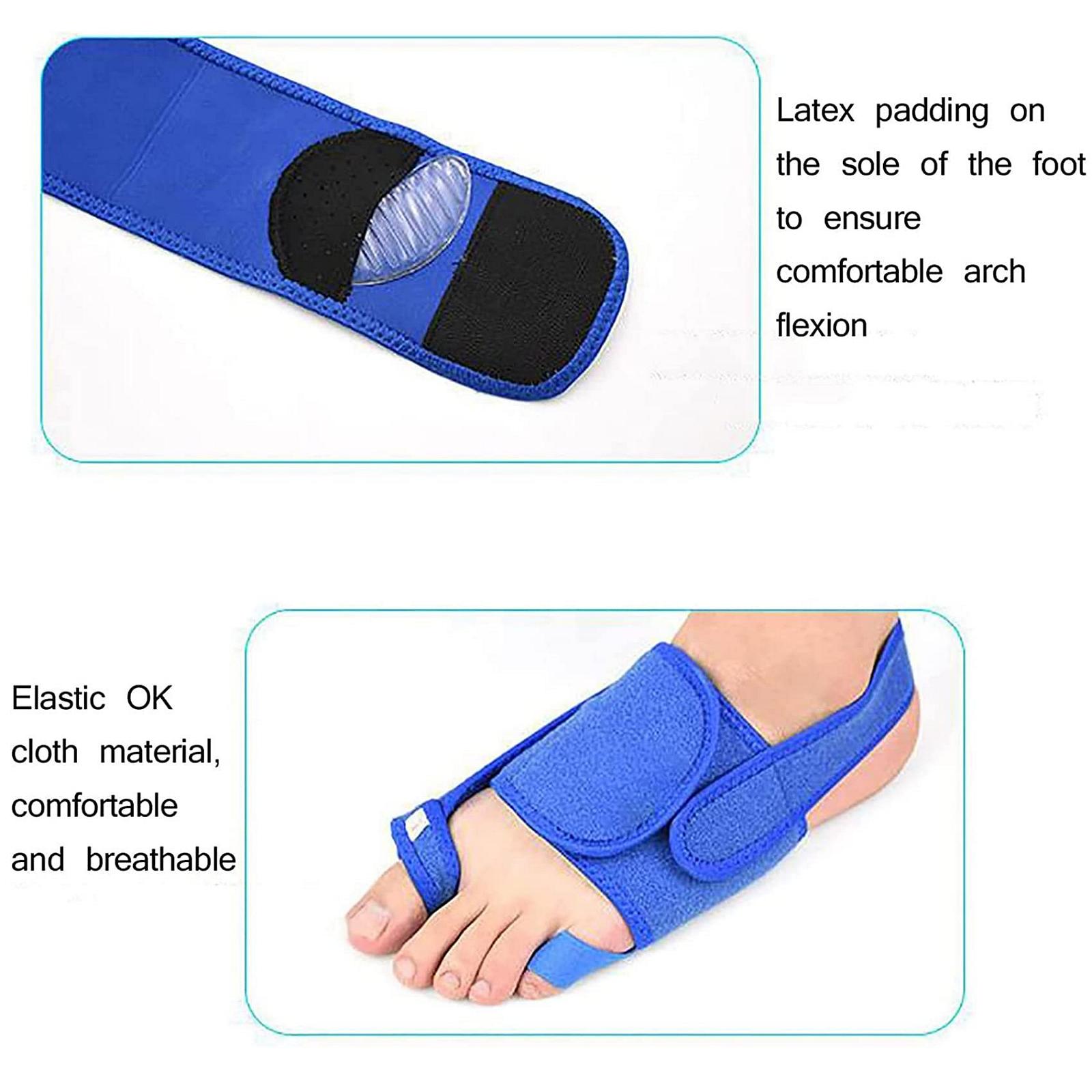 Коректор великого пальця стопи NLAVW з регульованим розміром, дихаючий, для Hallux Valgus, зняття болю при бурситі, фото №3