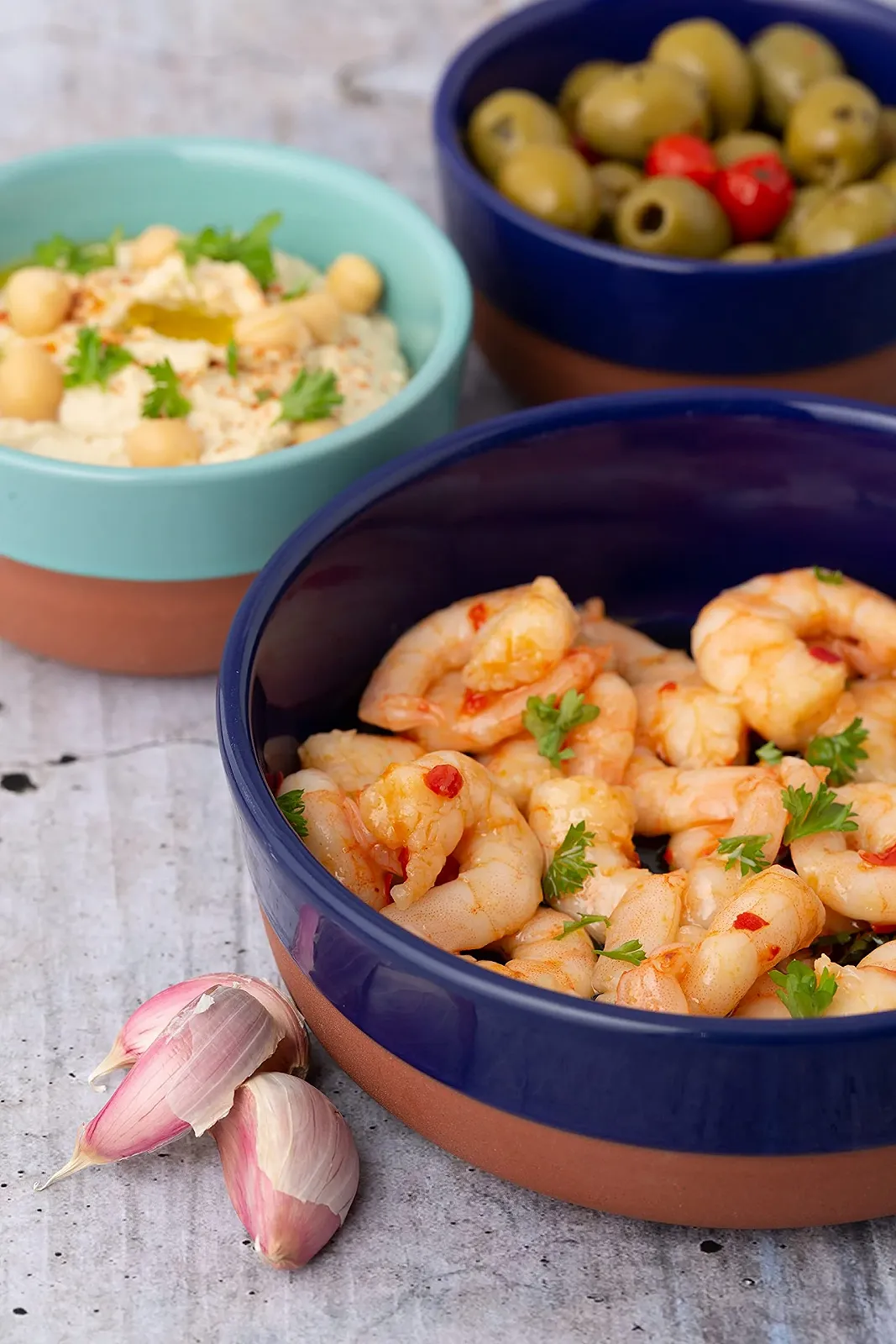 Форма для запекания Typhoon Mediterranean 1402.117 терракотовая круглая 21 см темно-синяя, фото №3