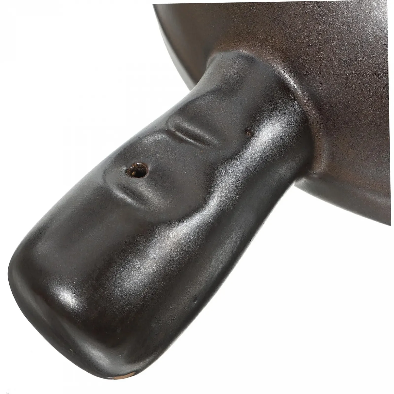 Кастрюля керамическая с крышкой устойчивая к царапинам с одной ручкой, фото №3