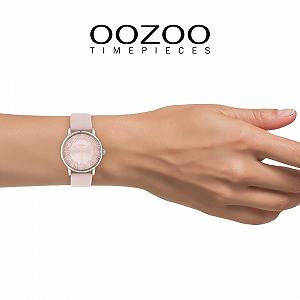 Женские часы Oozoo Timepieces, наручные часы с кожаным ремешком 18 мм, элегантные аналоговые, круглые synthetic.ua - Фото 1