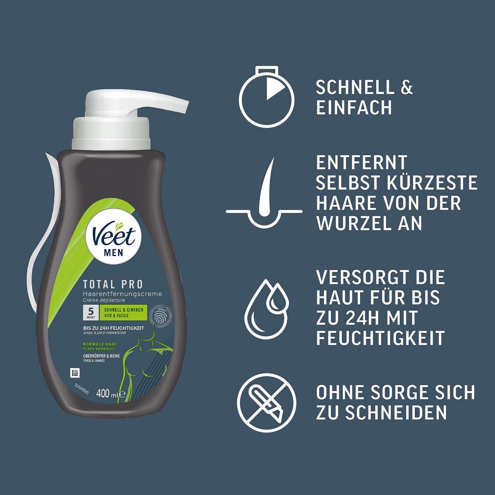Крем для депиляции Veet Men для мужчин, фото №3