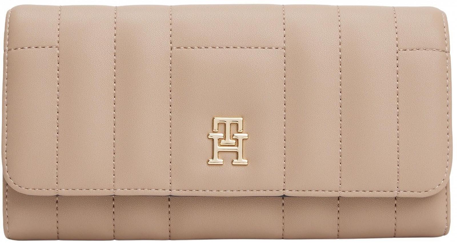 Кошелек Tommy Hilfiger Ladies Feminine Flap Large Taupe Coastal Taupe, фото №1