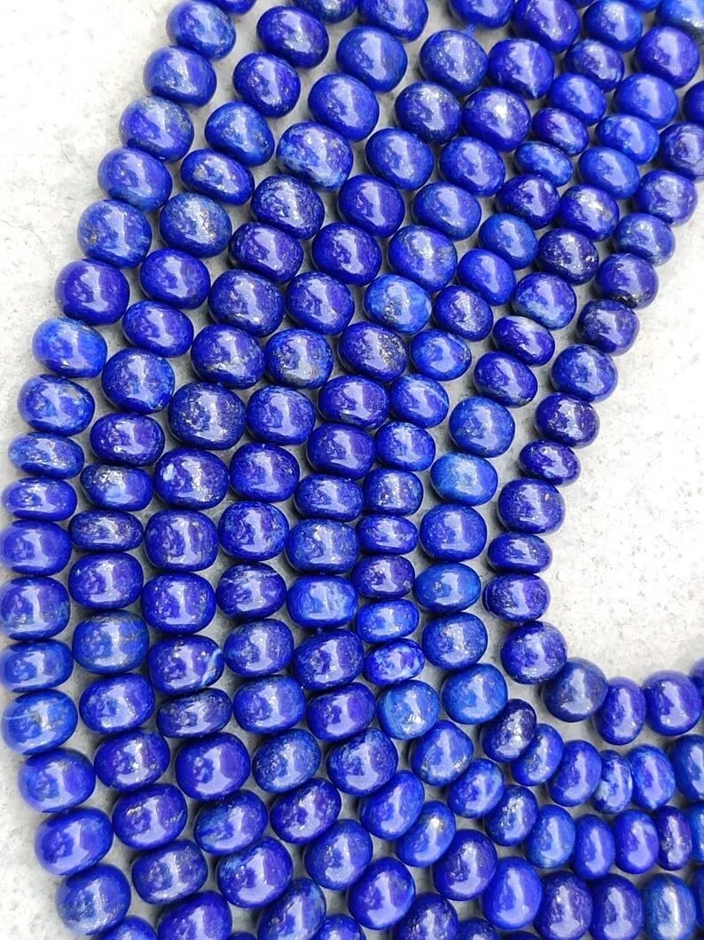 Бусины Лазурит круглые гладкие 5-5.5 мм, фото №2