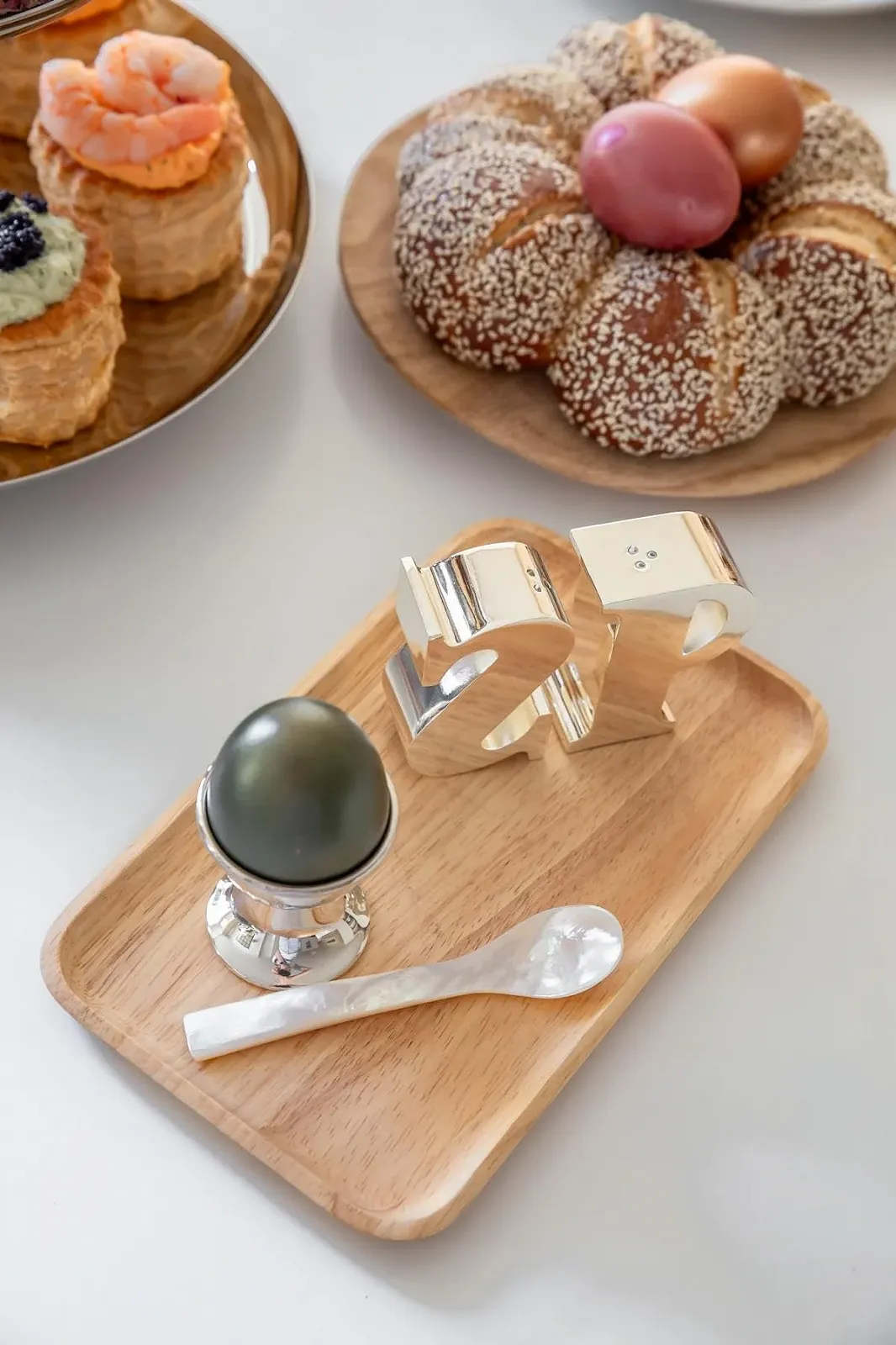 Ложка EDZARD, 11 см, з натуральних морських перламутрів (Pinctada Maxima), ручної роботи, фото №4