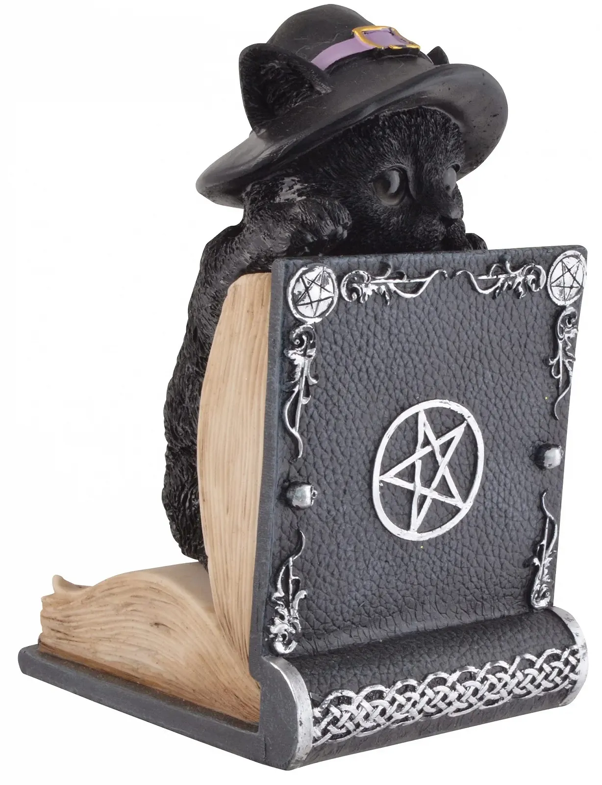 Держатель для книг VOGLER Ведьмины коты в шляпе 1 пара Черный Фарфор, фото №3 Держатель для книг VOGLER Ведьмины коты в шляпе 1 пара Черный Фарфор, фото №3