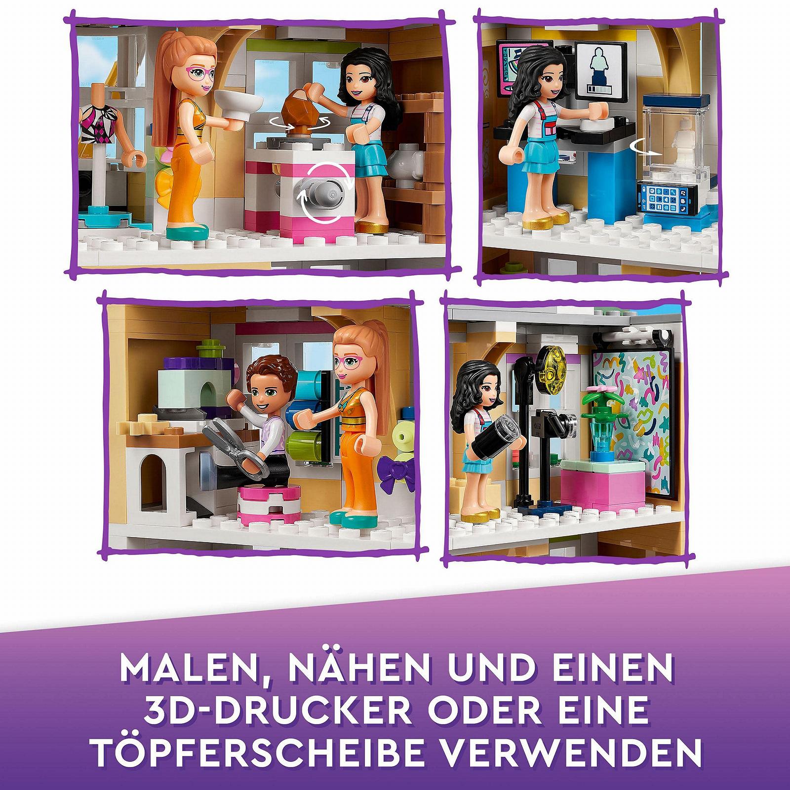 Конструктор LEGO Friends 41711 Школа мистецтв Емми - різнокольоровий, фото №4