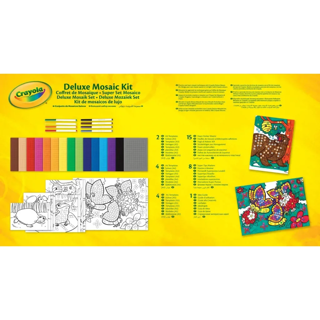 Набор для творчества Crayola Deluxe Создай свою мозаику (256473.006), фото №4 Набор для творчества Crayola Deluxe Создай свою мозаику (256473.006), фото №4
