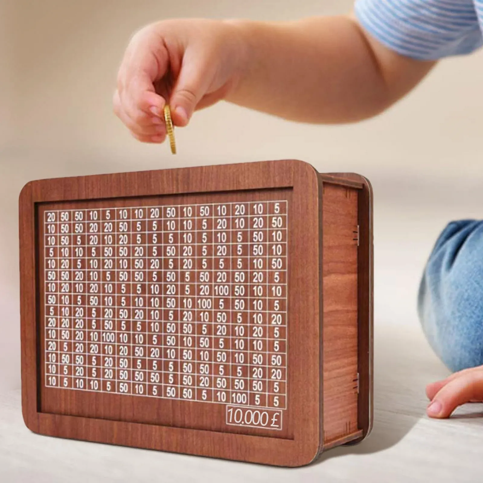 Скарбничка Holz-Sparbox дерев'яна з цифрами та лічильником, фото №5