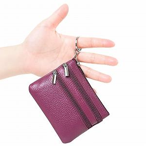 Кошелек Case Женский Маленький на молнии для ключей Фиолетовый One Size synthetic.ua - Фото 1