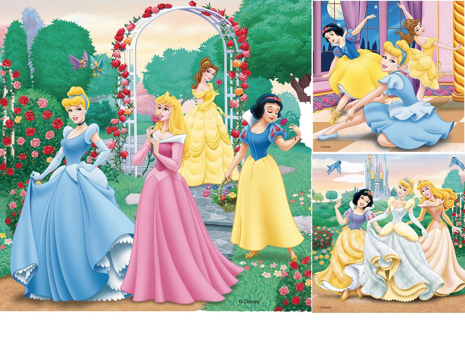 Пазл Ravensburger Disney Princess набор из 3 штук по 49 деталей, фото №7