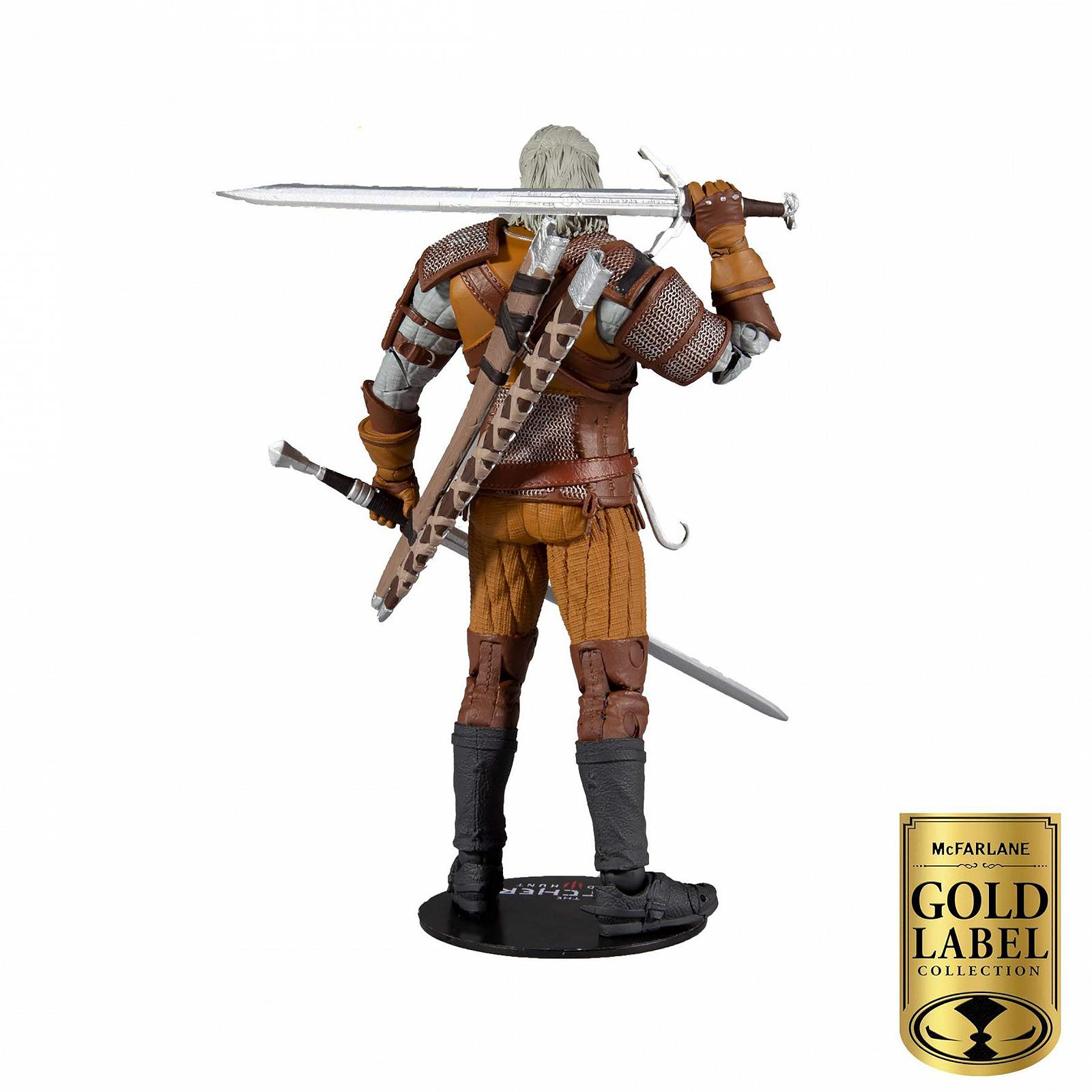 Фігурка McFarlane Witcher Gaming 13403-2, 7 дюймів, Геральт, в обладунках Каер Морхена, жовтий, фото №7