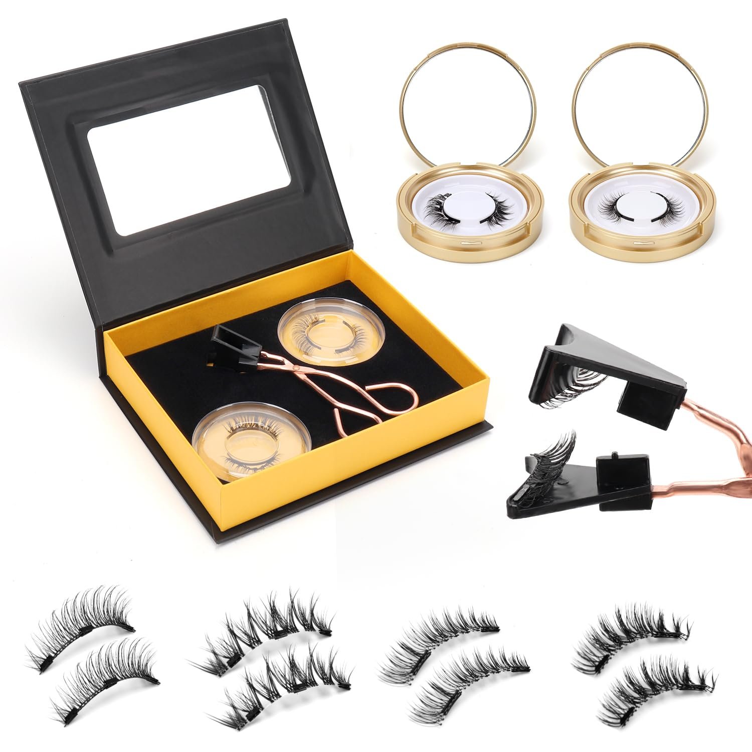 Магнитные ресницы AIDUCHO 4 пары с пинцетом, фото №1 Магнитные ресницы AIDUCHO 4 пары с пинцетом, фото №1