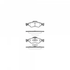 Комплект тормозных колодок, дисковый тормоз TRISCAN 8110 16014 для FORD MAZDA, передняя ось - Фото 1