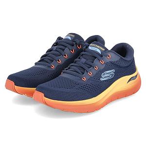 Кроссовки Skechers Arch Fit 2.0 Темно-синий Текстиль (можно стирать в машине, веган) - Фото 1