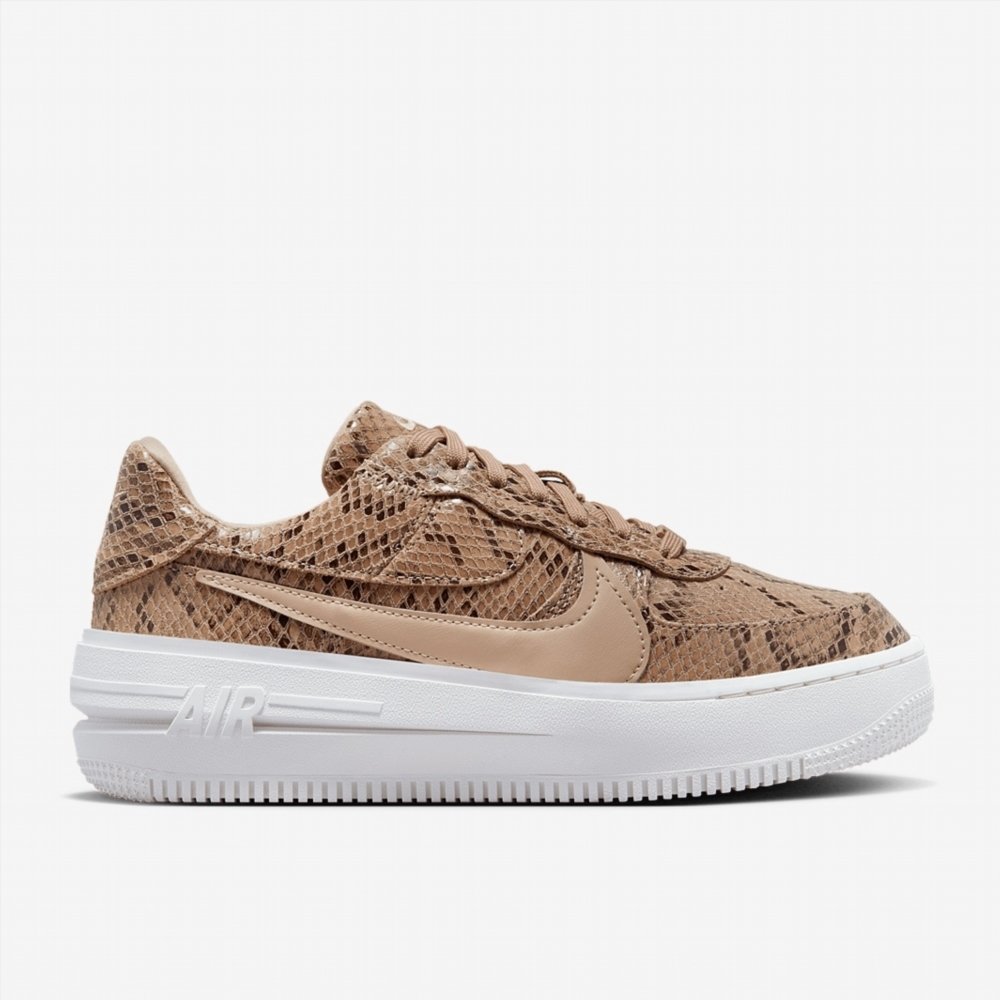 Кроссовки Nike Air Force 1 PLT.AF.ORM Коричневый змеиный принт (W) размер 37.5, фото №4