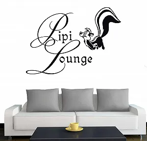 Наклейка на стіну PIPI Lounge 30 x 21 см чорна - Фото 1