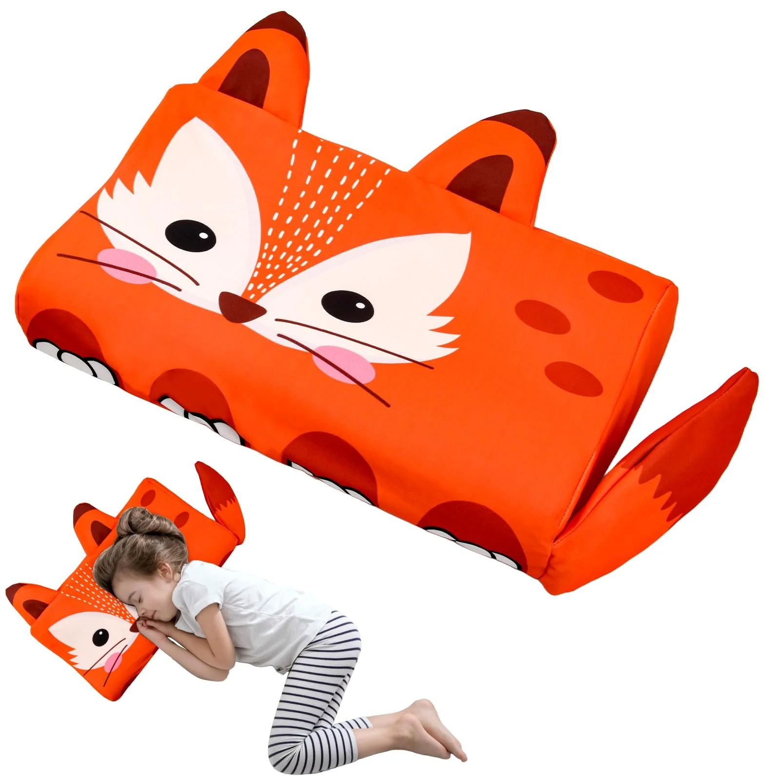 Подушка Schlummerkids Calmly дитяча 46 x 26 см, Лисиці, фото №1