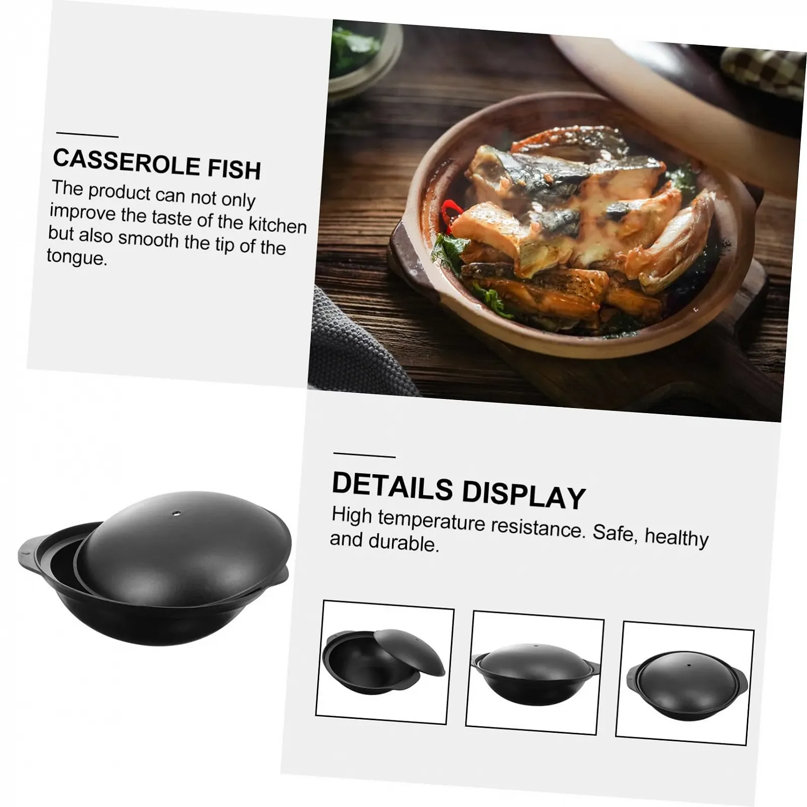 Кастрюля алюминиевая с антипригарным покрытием и крышкой термостойкая серебристая, фото №8