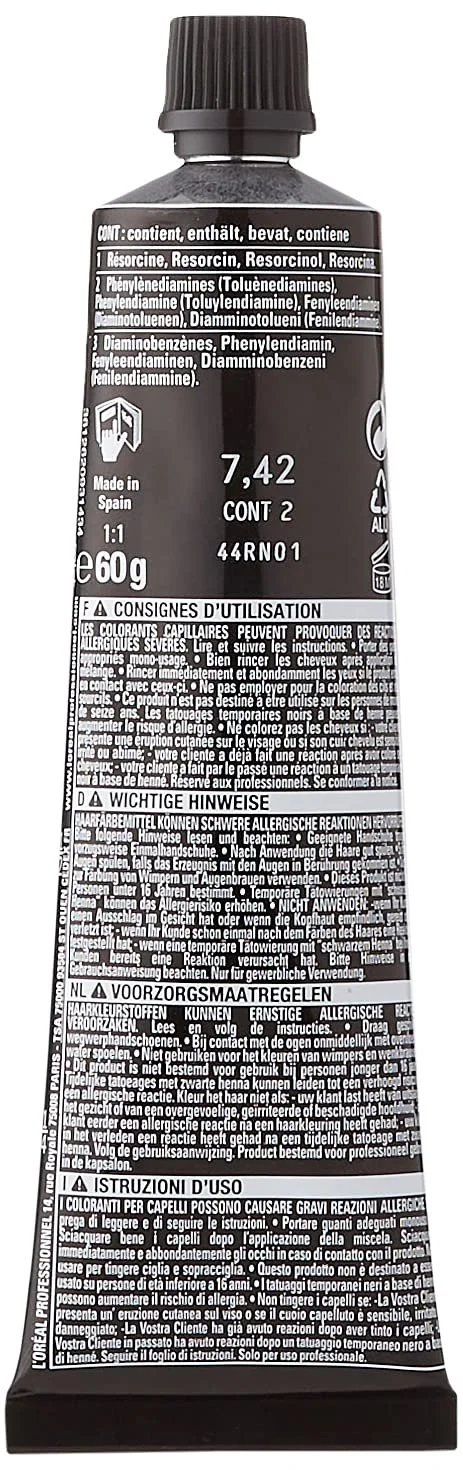 Фарба для волосся L'Oreal Inoa 7.42 60 г, фото №3 Фарба для волосся L'Oreal Inoa 7.42 60 г, фото №3