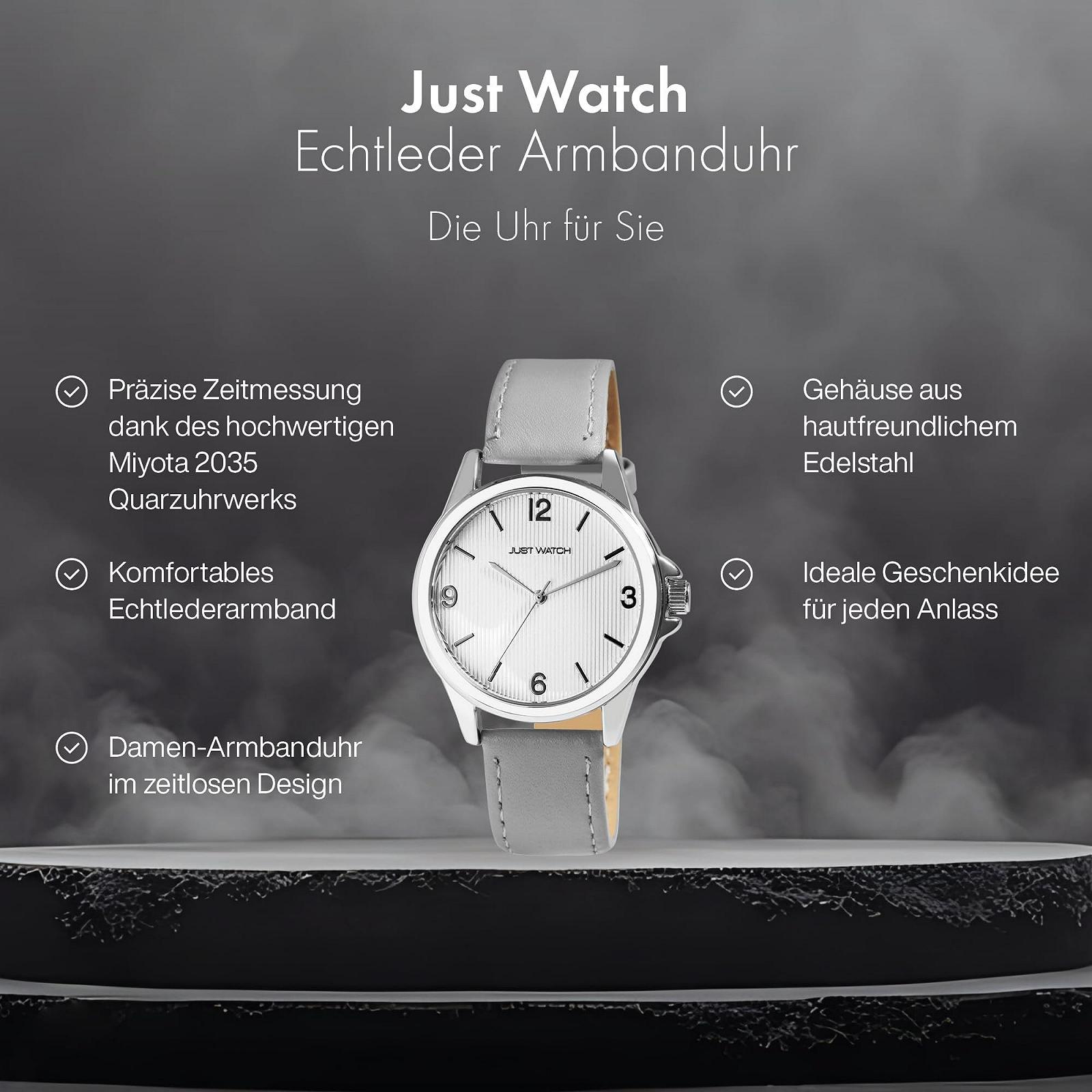 Женские часы Just Watch Branda JW10178 Ремешок кожаный Застежка Аналоговый Кварцевый, фото №2