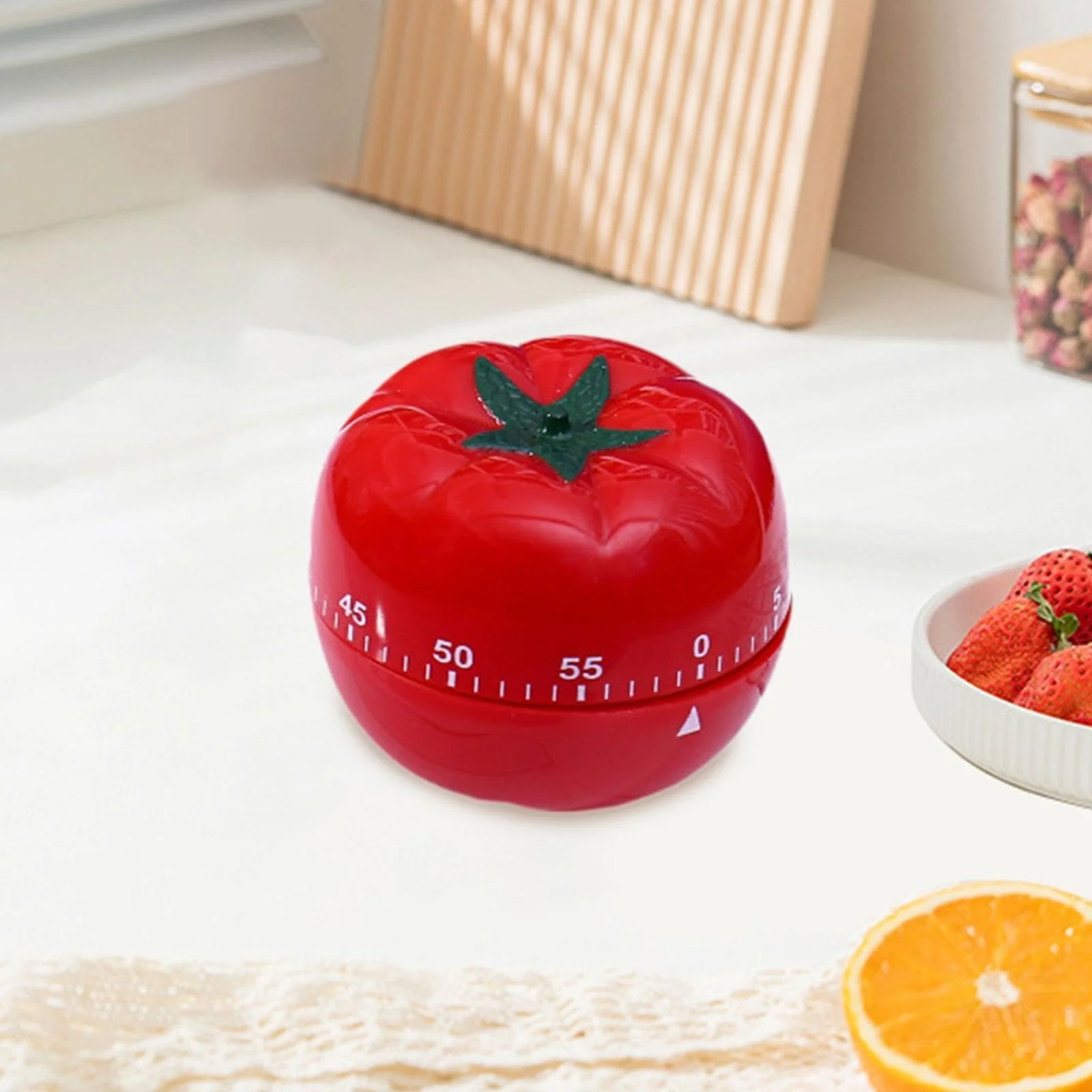 Таймер кухонный механический Sweet Tomatoes в форме томата 60 минут Красный, фото №5 Таймер кухонный механический Sweet Tomatoes в форме томата 60 минут Красный, фото №5