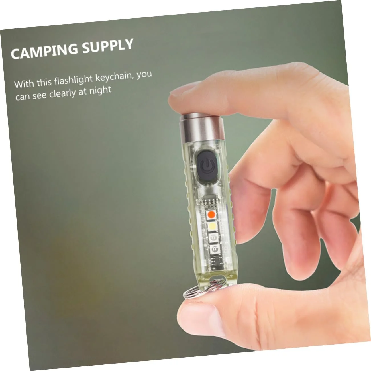 Світлодіодний ліхтарик DOITOOL USB Брелок USB Акумуляторний Auspc Нержавіюча сталь Маленький Підвісний, фото №9