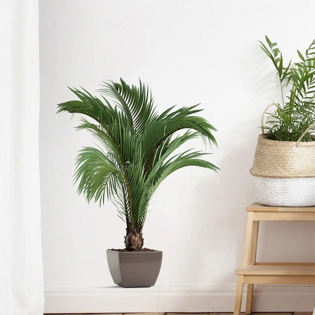 Наклейка на стіну Імітація зелених рослин 3D Горщик Ваза Квіти, фото №5