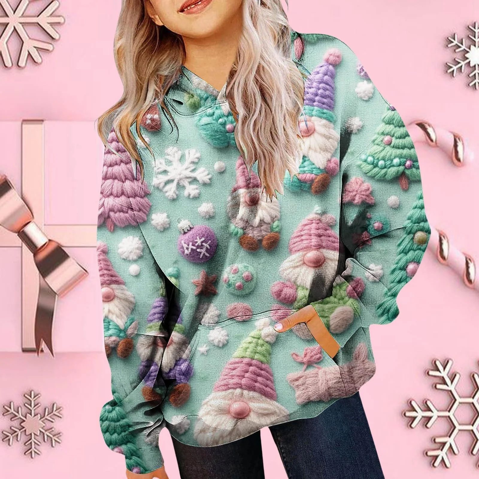 Худі З принтом Різдвяний, фото №3