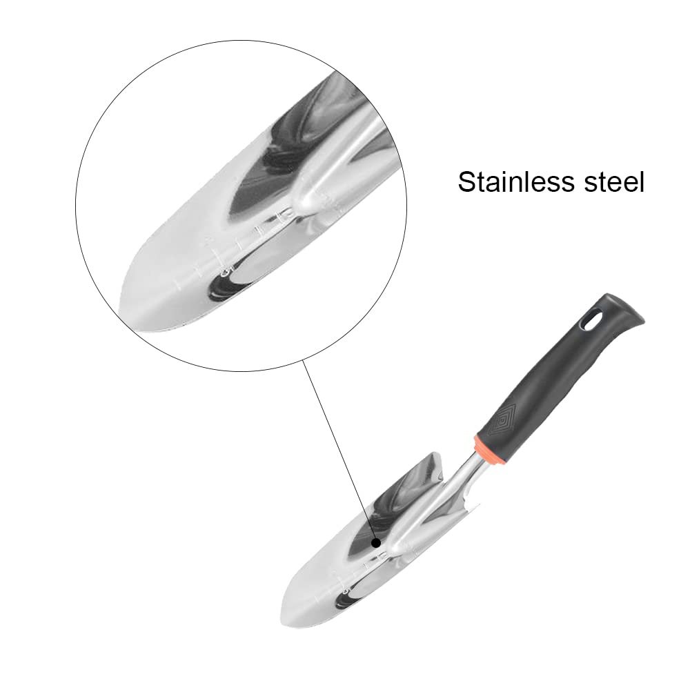 Лопата совковая садовая из нержавеющей стали, ручная., фото №3