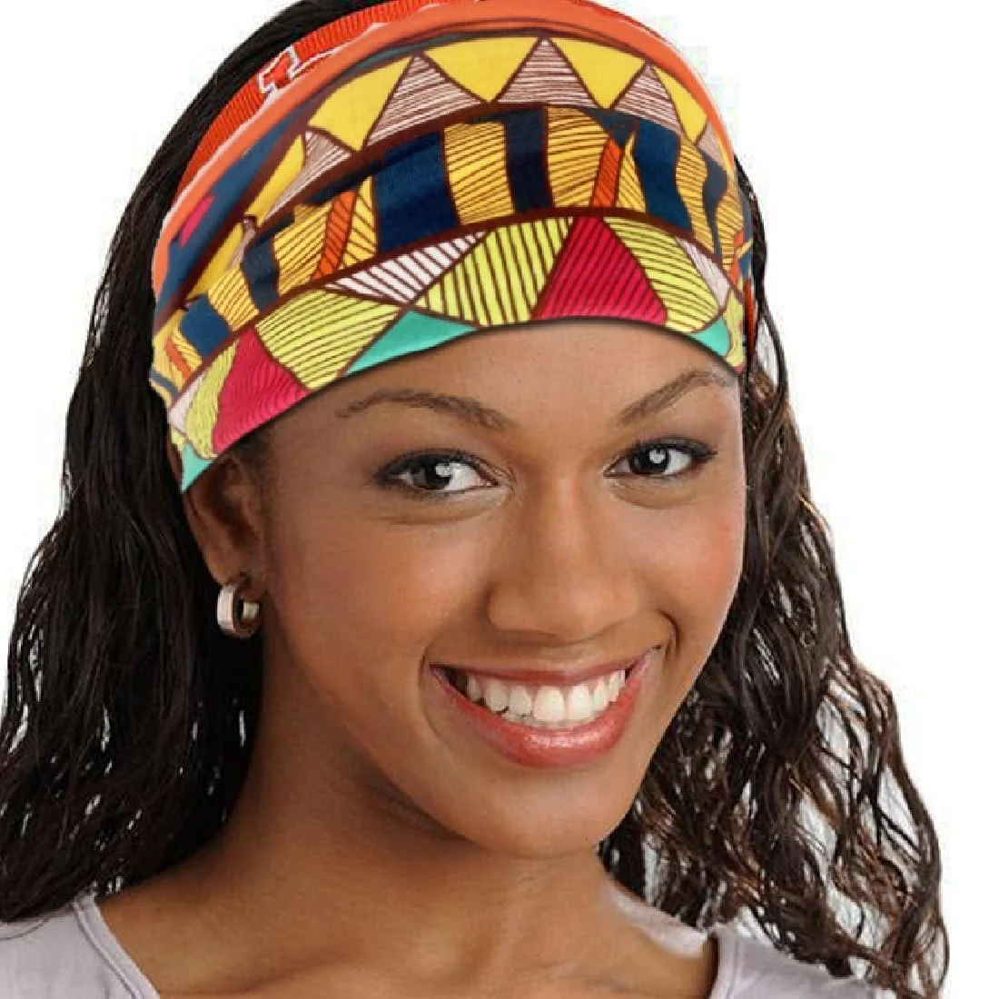 Пов'язка на голову широка в стилі бохо, фото №5 Пов'язка на голову широка в стилі бохо, фото №5