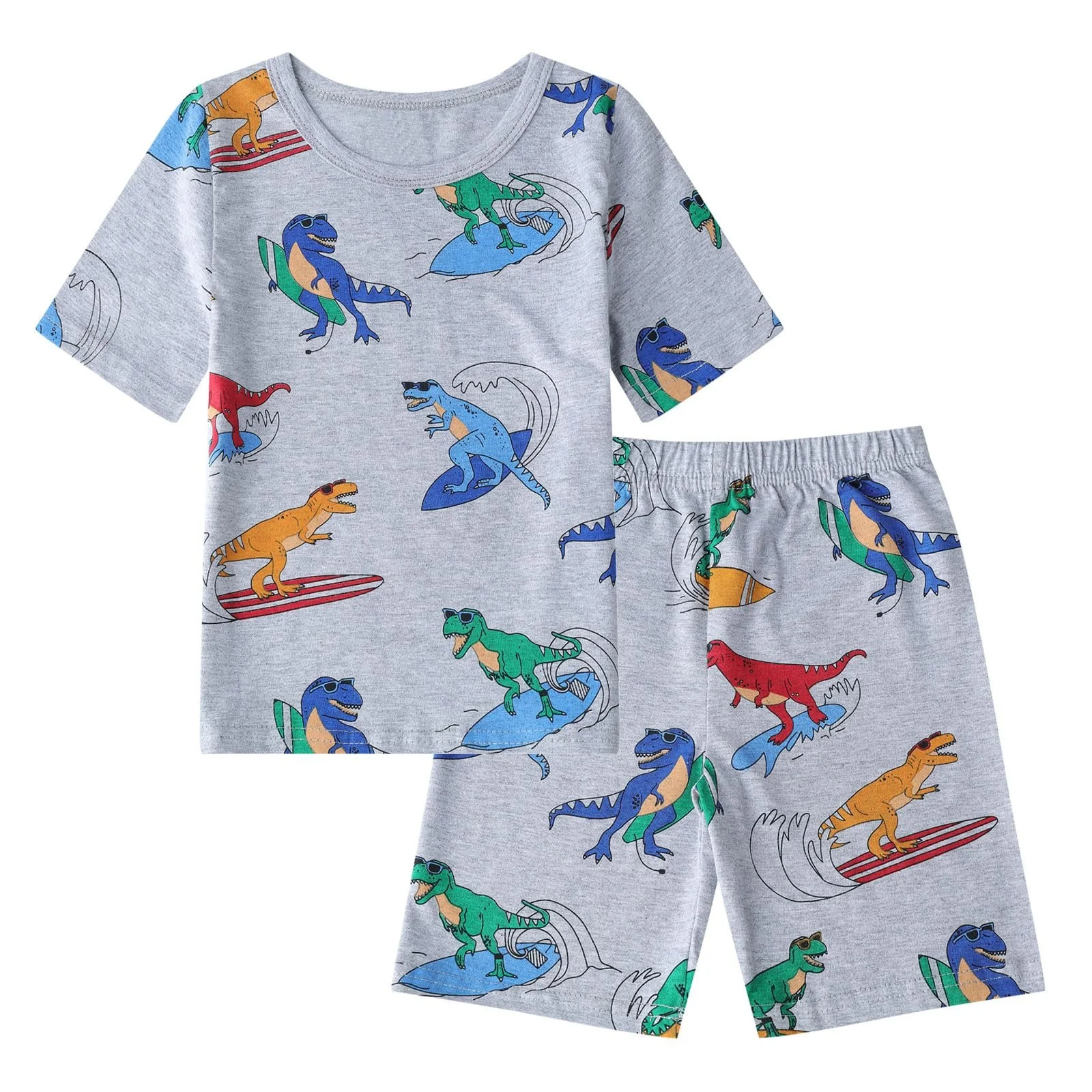Комплект піжам для хлопчиків Динозавр Бавовна, фото №1