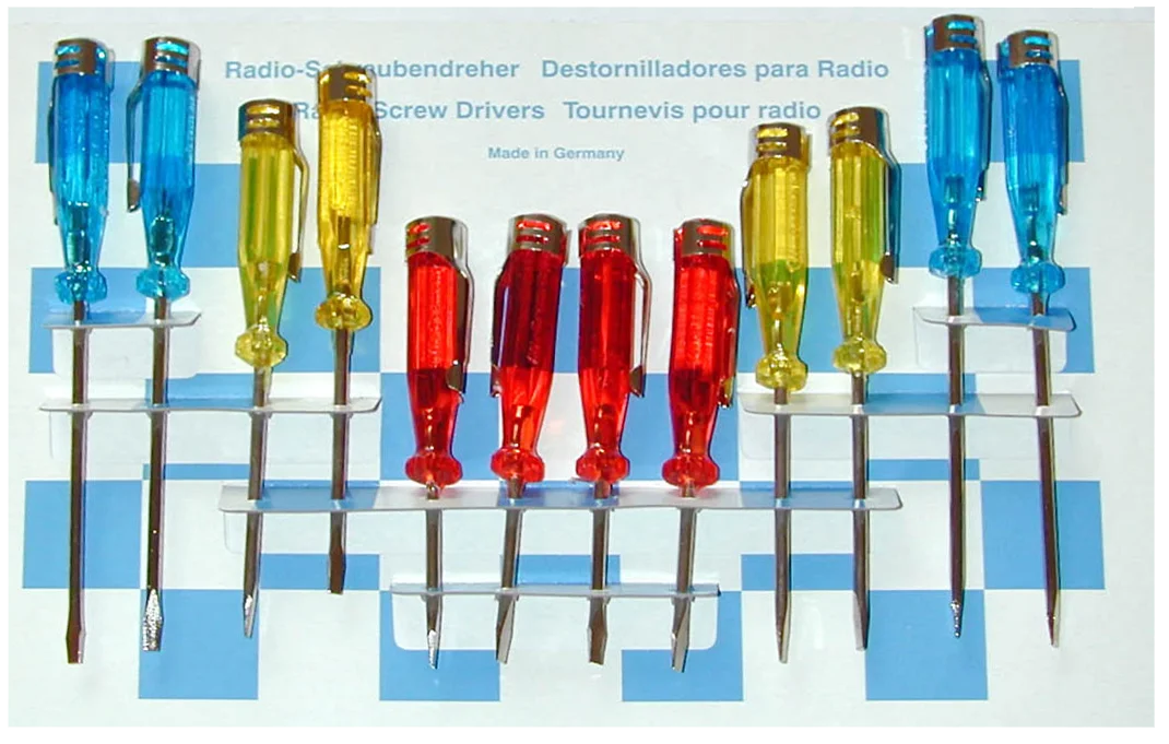 Набор отверток SW-STAHL 32320L, мини, металлический зажим, 12 предметов, фото №1