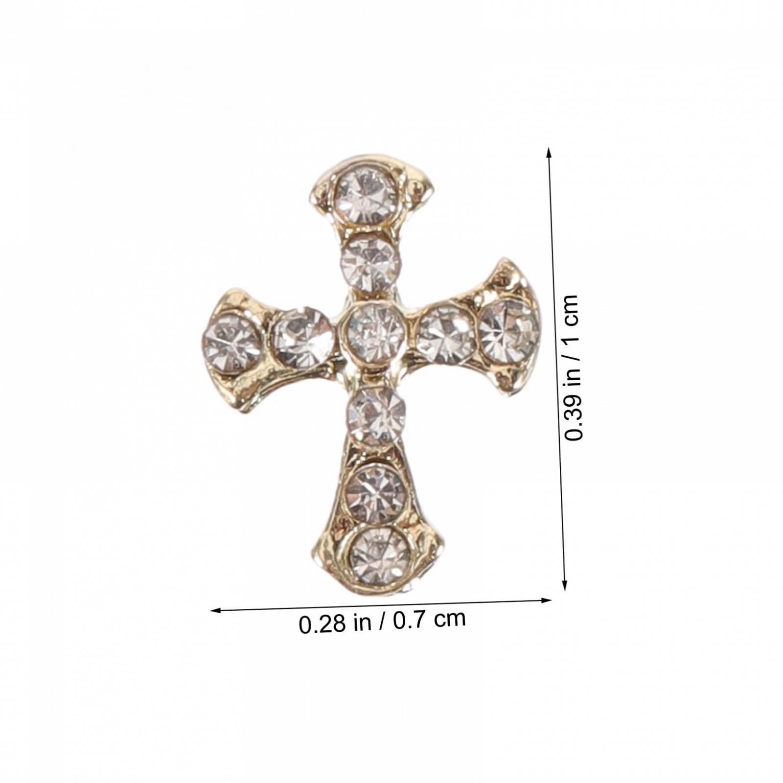 Прикраси для манікюру Хрест minkissy 80 шт., фото №6