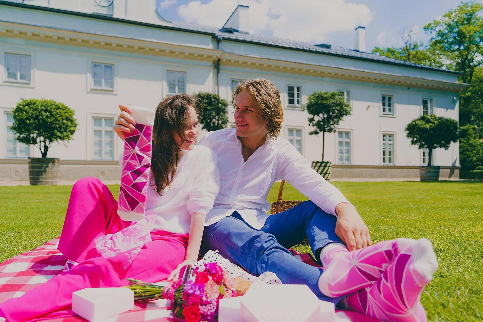 Шкарпетки Rainbow Socks Diamond, рожеві, 1 пара, фото №5