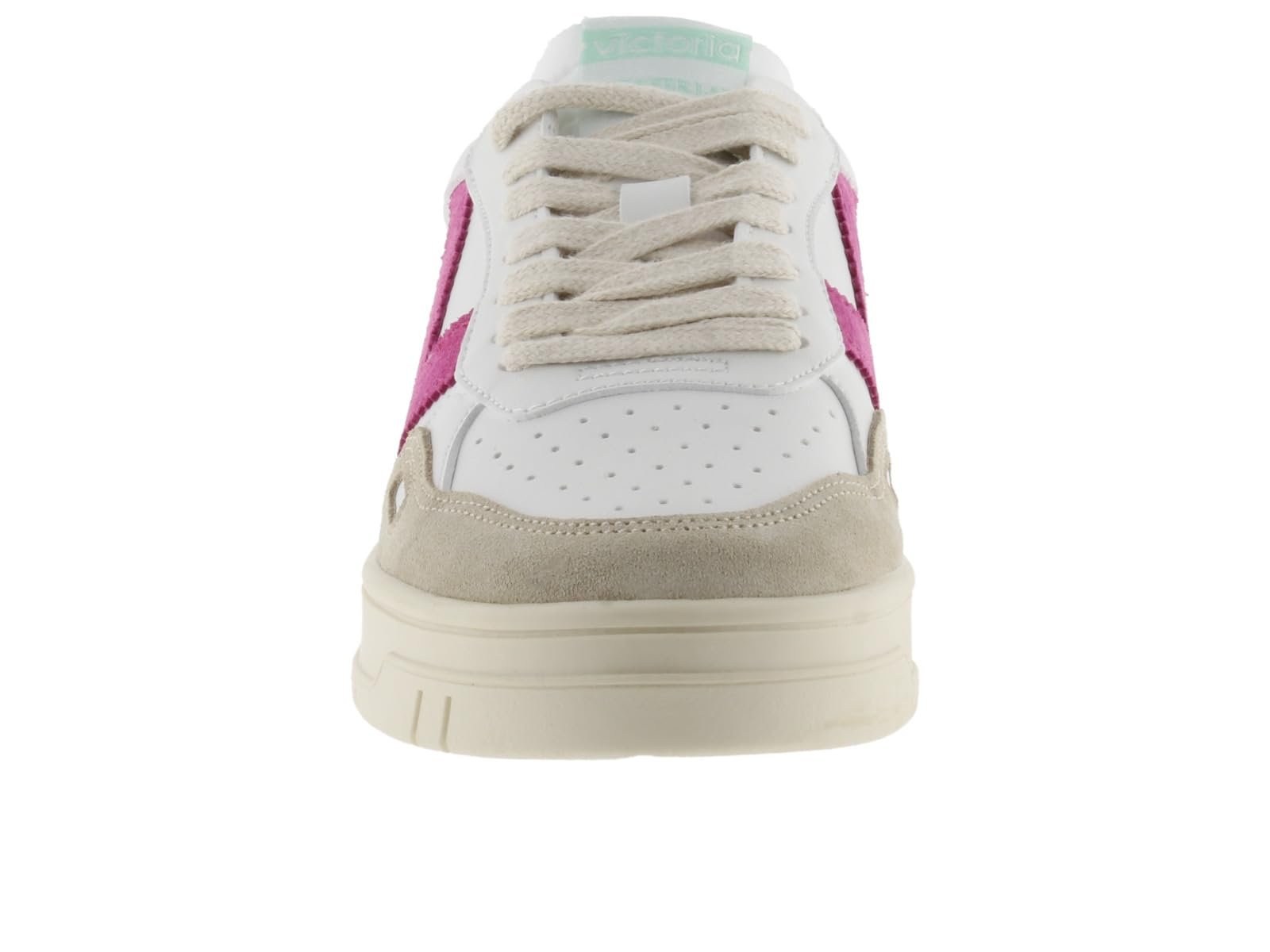 Кеди Victoria Seul Унісекс Шкіряний Ефект & Кольорові & Вставки зі Сплітової Шкіри в Контрастних Кольорах 1257101, фото №2