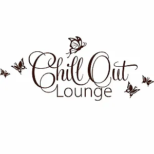 Наклейка на двері Grandora W882 Chill Out Lounge 11,02"x4,72" Коричнева synthetic.ua - Фото 1