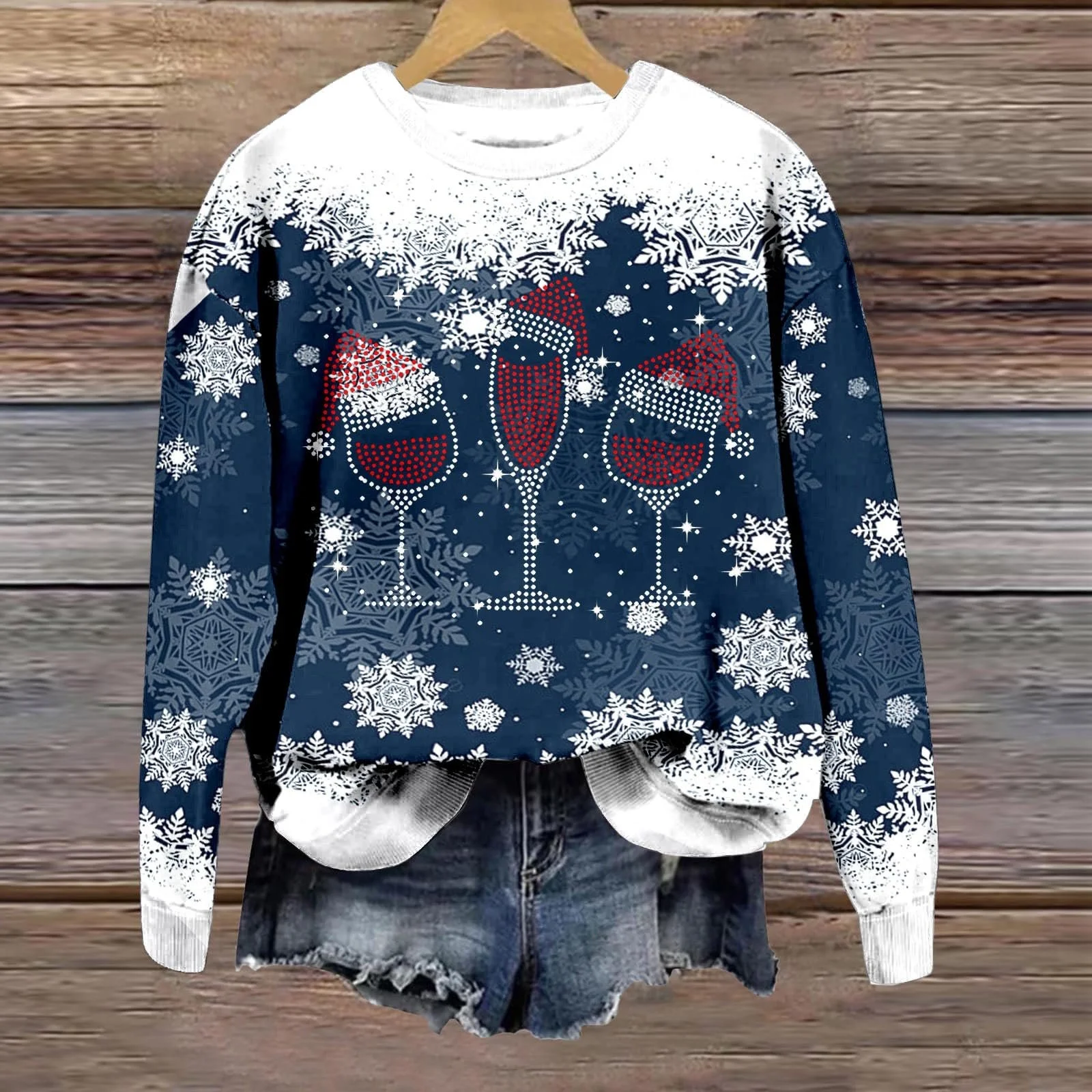 Різдвяний Светр Жіночий Легкий Спортивний Лонгслів, фото №3 Різдвяний Светр Жіночий Легкий Спортивний Лонгслів, фото №3