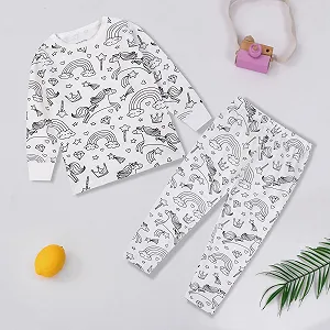 Комплект пижамы JokeLomple для маленьких мальчиков и девочек - Мягкая удобная одежда, приятный джемпер + штаны, хлопковая мягкая унисекс пижама, детский пижамный набор с динозаврами, зимний детский костюм для отдыха с длинными рукавами цена на synthetic.ua - Фото 1 Комплект пижамы JokeLomple для маленьких мальчиков и девочек - Мягкая удобная одежда, приятный джемпер + штаны, хлопковая мягкая унисекс пижама, детский пижамный набор с динозаврами, зимний детский костюм для отдыха с длинными рукавами synthetic.ua - Фото 1