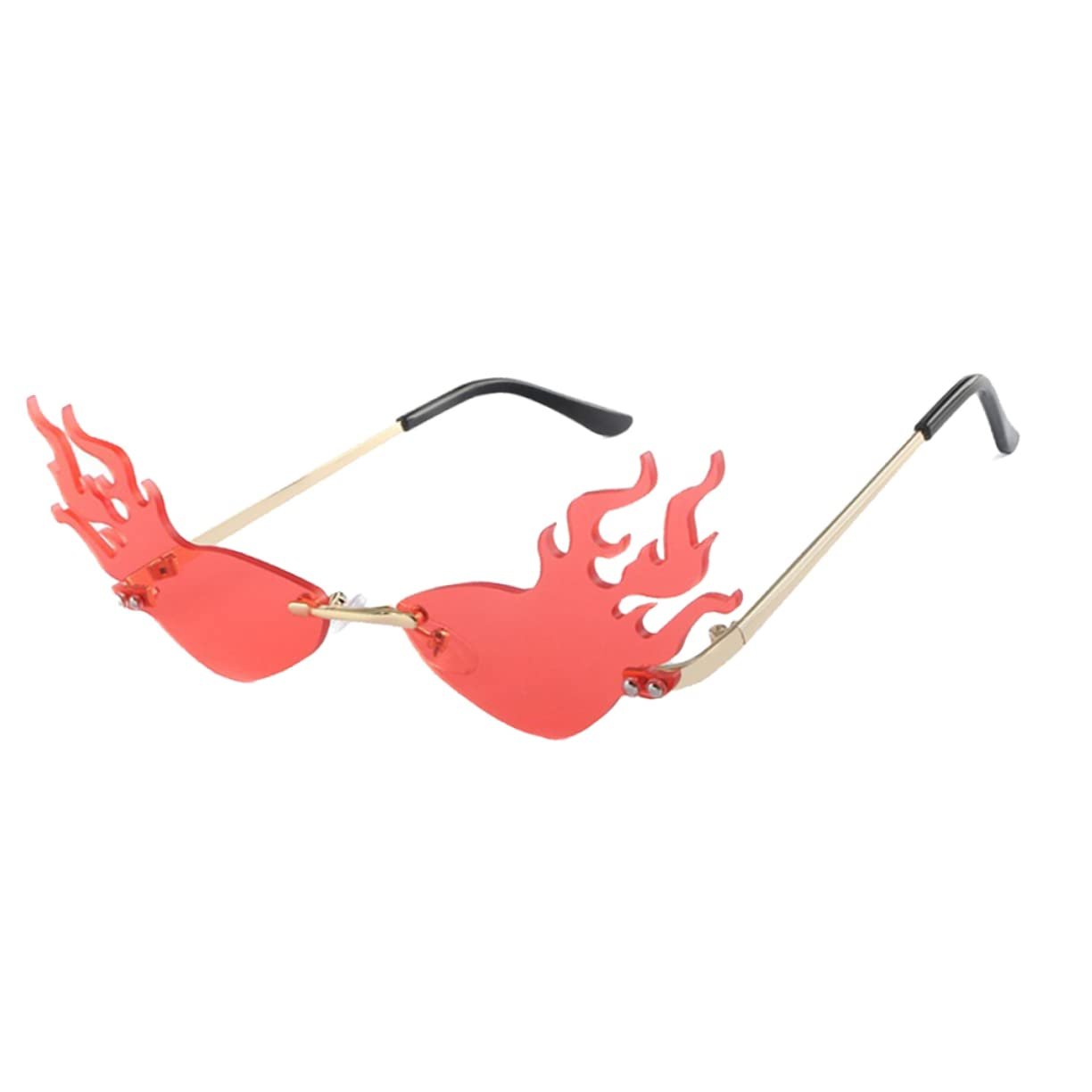 Сонцезахисні окуляри Овальні PACKOVE 2 шт Miss Red, червоний, фото №9