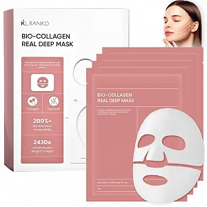 Маска для лица Collagen Real Deep Organic, 8 шт - Фото 1