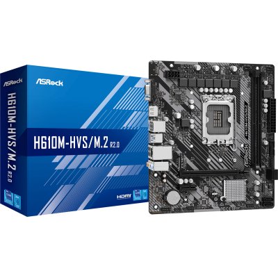 Материнская плата ASRock H610M-HVS/M.2 R2.0, фото №5 Материнская плата ASRock H610M-HVS/M.2 R2.0, фото №5