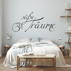 Наклейка на стіну GRAZDesign Sweet Dreams 112 x 50 см Світло-сірий (072) - Фото 1