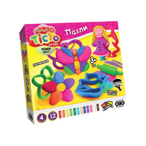 Тесто для лепки Master-Do Пазлы укр [tsi59805-TSI], фото №1