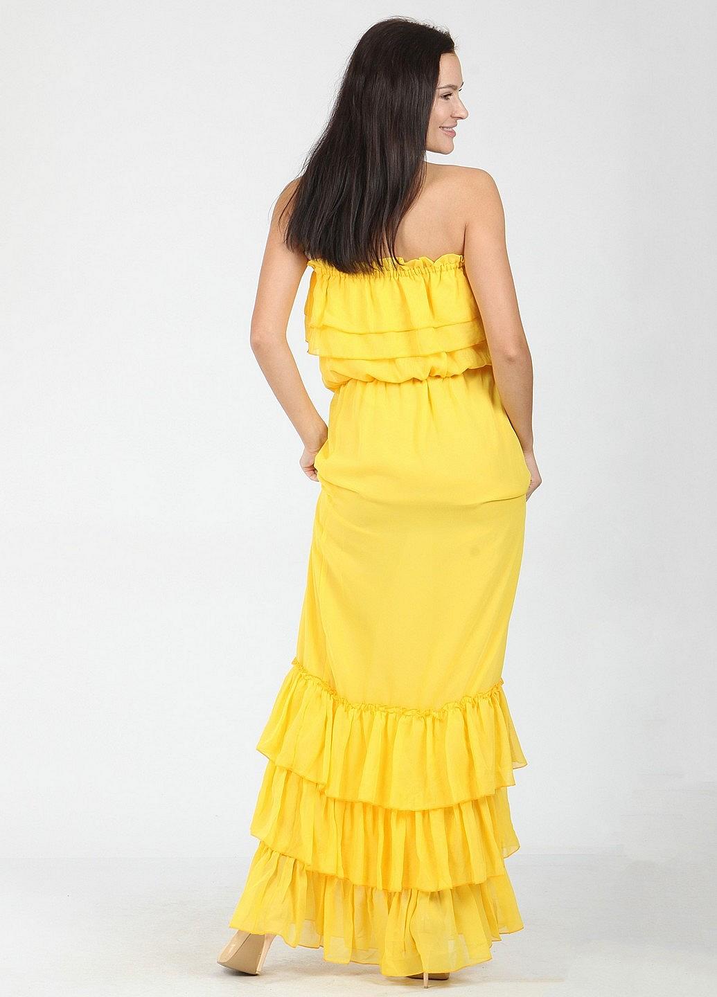 Платье MOZAH S Желтый (ND-926-2-Yellow), фото №3