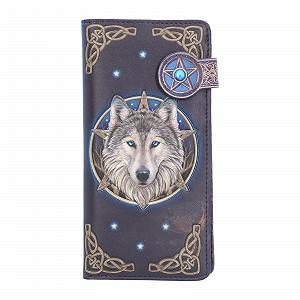 Кошелек Lisa Parker Wild One Wolf с тиснением - Фото 1