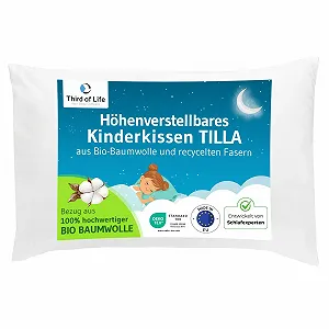 Дитяча подушка Third of Life Tilla 40 x 60 см, регульована висота - Фото 1
