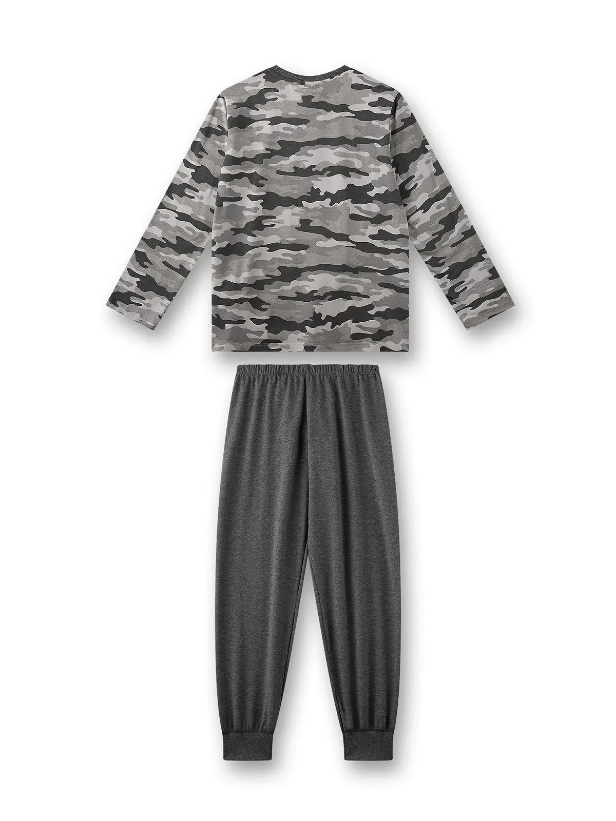 Піжама Sanetta для хлопчиків, довга, сіра, фото №2