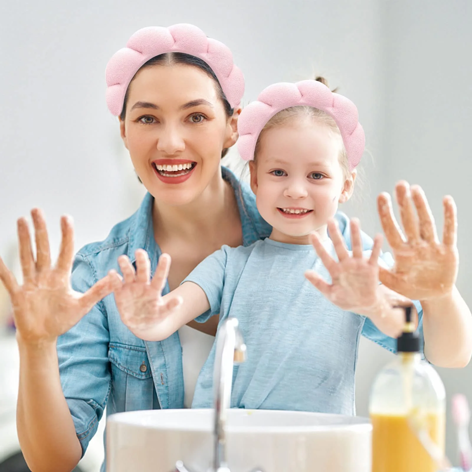 Обруч на голову махрова тканина М'яка, фото №5 Обруч на голову махрова тканина М'яка, фото №5