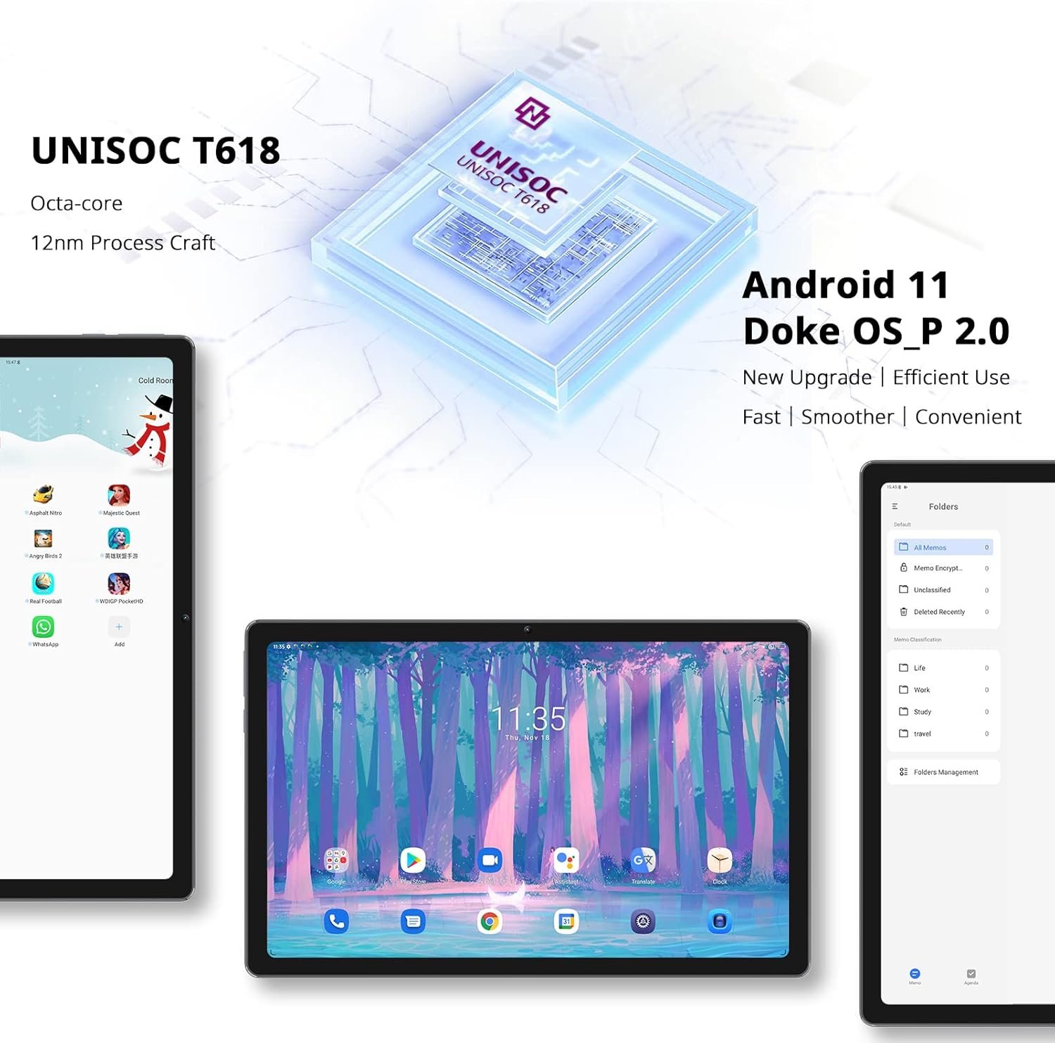 Планшет 10.4" Full HD Blackview Tab 11 8/128Gb 4G 2-SIM 8 ядер Android 11 6580 mAh Серый, фото №6 Планшет 10.4" Full HD Blackview Tab 11 8/128Gb 4G 2-SIM 8 ядер Android 11 6580 mAh Серый, фото №6
